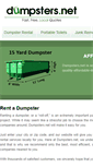 Mobile Screenshot of dumpsters.net