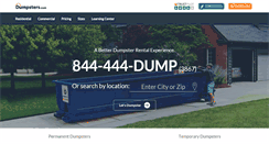 Desktop Screenshot of dumpsters.com
